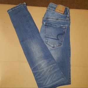 American eagle hi-rise jeggings 0